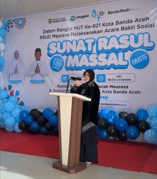 Wali Kota Banda Aceh, Illiza Sa’aduddin Djamal, membuka secara resmi rangkaian acara 