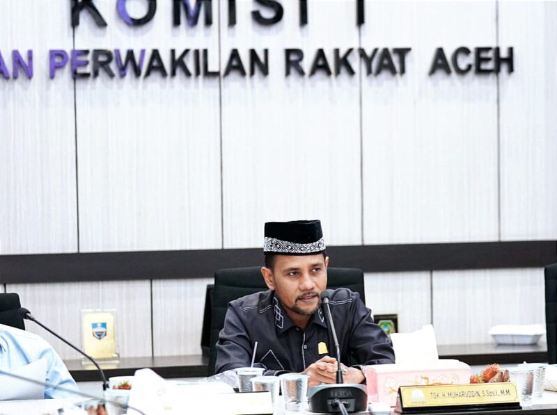 Ketua Komisi 1 Dewan Perwakilan Rakyat Aceh (DPRA), Tgk. Muharuddin. Foto: (Humas DPRA).