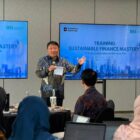 Wakil Direktur Utama BSI, Bob T. Ananta, memaparkan capaian kinerja pembiayaan yang tetap solid hingga Mei 2026 PT Bank Syariah Indonesia (Persero) Tbk (BSI), di Jakarta, Jumat (17/7/2026).Foto:(Humas BSI)