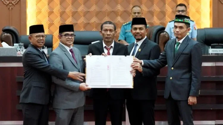 Dewan Perwakilan Rakyat Aceh (DPRA) bersama Pemerintah Aceh menyepakati Kebijakan Umum Anggaran (KUA) dan Prioritas Plafon Anggaran Sementara (PPAS) Tahun Anggaran 2027.Foto : Dok Ist